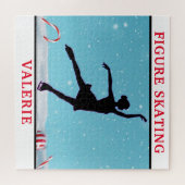 Kunstschaatsen Sneeuwvlokpuzzel Legpuzzel (Horizontaal)