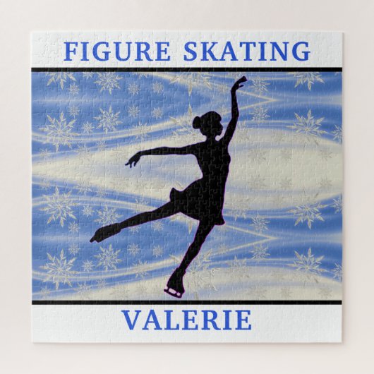 Kunstschaatsen Sneeuwvlokpuzzel Legpuzzel (Verticaal)