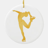 Kunstschaatsen Spin Ornament (Achterkant)