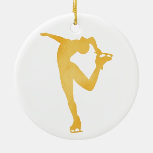 Kunstschaatsen Spin Ornament (Achterkant)