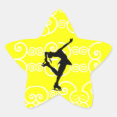 Kunstschaatsen Star Stickers (Voorkant)