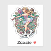 Kunstschaatsen Sticker (Vel)