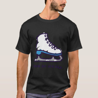 Kunstschaatsen voor schaatser t-shirt