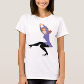 Kunstschaatsen Vrouwen T-shirt (Voorkant)