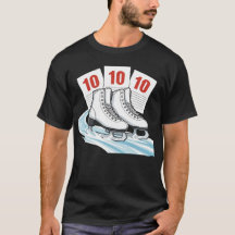 Kunstschaatser met scorekaarten - Shirts & Sweater