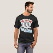 Kunstschaatser met scorekaarten - Shirts & Sweater (Voorkant volledig)