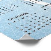 Kunstschaatser ontwerp 2025 kalender poster (Hoek)