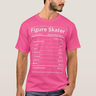 Kunstschaatser Voedingsfeiten IJs Schatskunstenaar T-shirt