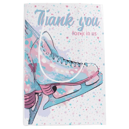 Kunstschaatsfeest Medium Cadeauzakje (Voorkant)