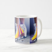 Kunstschaatsschoenen Koffiemok (Voorkant rechts)