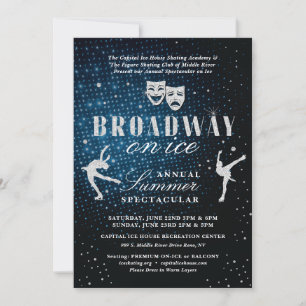 Kunstschaatsshow Uitnodiging Broadway op Ijs