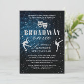 Kunstschaatsshow Uitnodiging Broadway op Ijs (Staand voorkant)