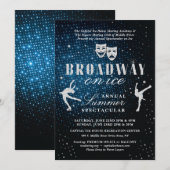 Kunstschaatsshow Uitnodiging Broadway op Ijs (Voorkant / Achterkant)