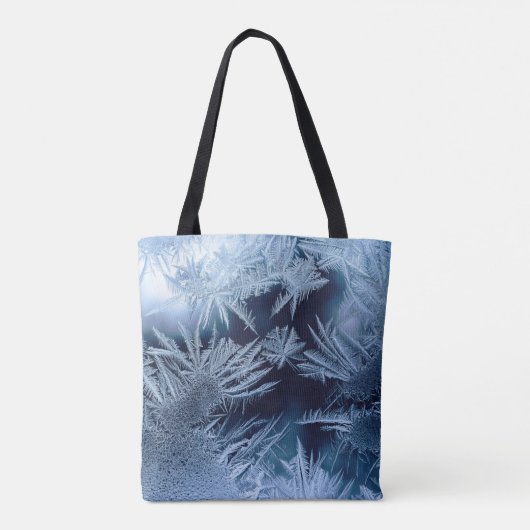 Kunstschaatstypografie Frozen Canvas tas (Achterkant)