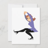 Kunstschaatsuitnodigingen Kaart (Voorkant)