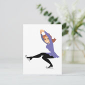 Kunstschaatsuitnodigingen Kaart (Staand voorkant)