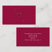 Kunstschacht Persoonlijk/Visitekaartje Visitekaartje (Voorkant / Achterkant)