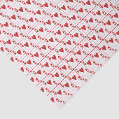 Kunstschacht Tissuepapier (Detail)