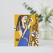 Kunstschau Wien Kunst door Kokoschka Briefkaart (Staand voorkant)