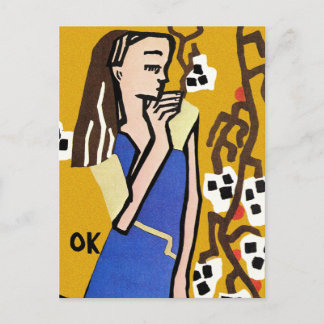 Kunstschau Wien Kunst door Kokoschka Briefkaart