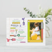 Kunstschilden van Briefpapier feestdagen Foto van Kaart (Staand voorkant)