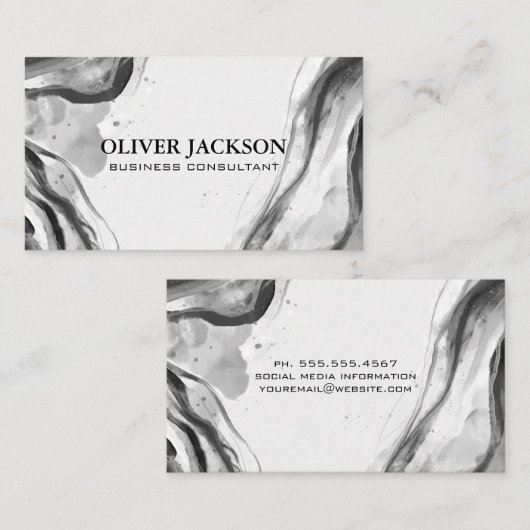 Kunstschilden Visitekaartje (Voorkant / Achterkant)