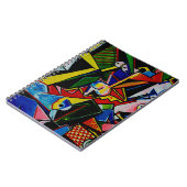 Kunstschilder Abstracte driehoekskromme vierkant,  Notitieboek (Linkerzijde)