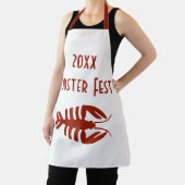 kunstschilder Deco Seafood Lobster in het rood Schort (Insitu)