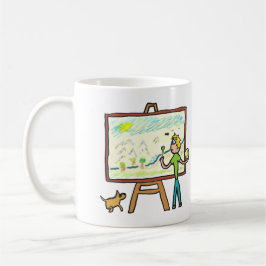 Kunstschilder Koffiemok
