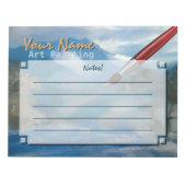 Kunstschilder - Notitieblok (Voorkant)