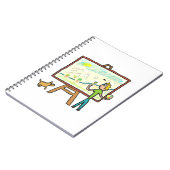 Kunstschilder Notitieboek (Linkerzijde)