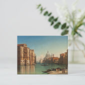  kunstschilder van het kanaal Grande Venice Briefkaart (Staand voorkant)