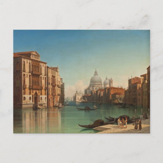  kunstschilder van het kanaal Grande Venice Briefkaart (Voorkant)