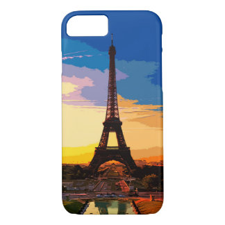 Kunstschilder voor Eiffel Tower Case-Mate iPhone Case