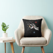 Kunstschilder voor ruimteastronaut Cosmic Galaxy A Kussen (Stoel)