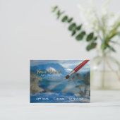 Kunstschilder - Zakelijk, profielkaart Visitekaartje (Staand voorkant)