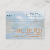 Kunstschilder - Zakelijk, profielkaart Visitekaartje (Achterkant)