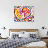 Kunstschilderen met joicanvas canvas afdruk (Insitu (Slaapkamer))