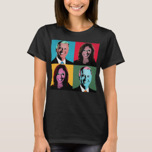 Kunstschilderen voor BIDEN/HARRIS-Pop T-shirt