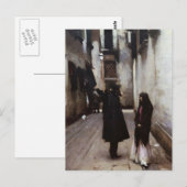 Kunstschilderij John Sargent Briefkaart (Voorkant / Achterkant)