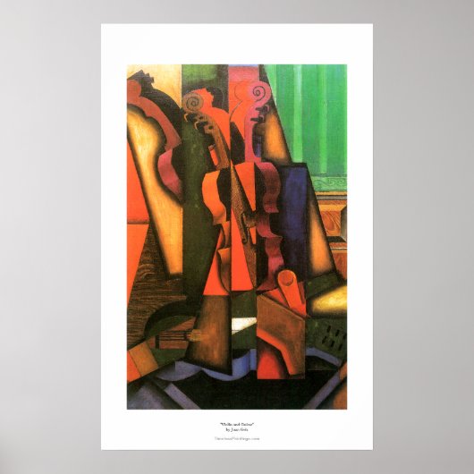 Kunstschilderij Juan Gris Poster (Voorkant)