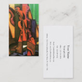 Kunstschilderij Juan Gris Visitekaartje (Voorkant / Achterkant)