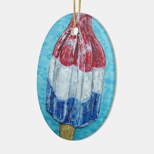 kunstschilderij keramisch ornament (Links)