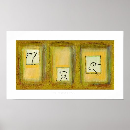 Kunstschilderij maakt kunst leuk, hedendaags schil poster (Voorkant)