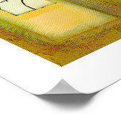 Kunstschilderij maakt kunst leuk, hedendaags schil poster (Hoek)