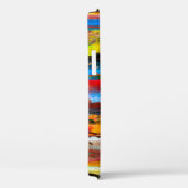 Kunstschilderij met paletmessenzwart, parijs, rood Case-Mate iPhone case (Achterkant / Rechts)