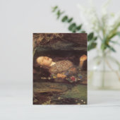 Kunstschilderij Ophelia Briefkaart (Staand voorkant)
