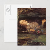 Kunstschilderij Ophelia Briefkaart (Voorkant / Achterkant)