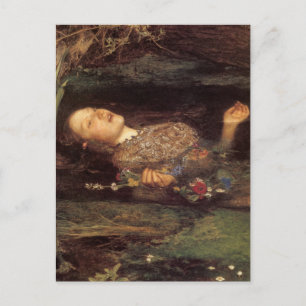 Kunstschilderij Ophelia Briefkaart