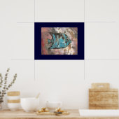 Kunstschilderij Poster (Keuken)